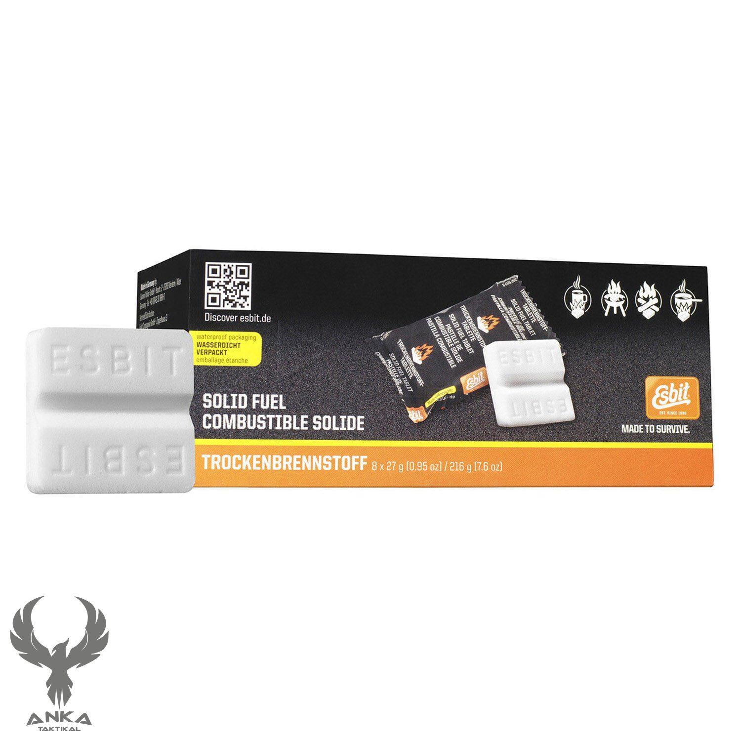 Esbit 8x27g Katı Yakıt Tableti