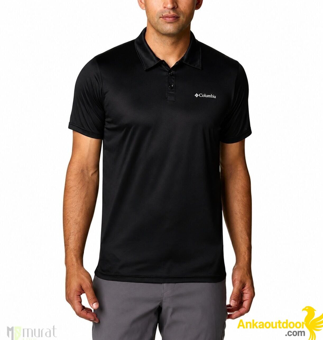 Columbia Hike Polo T-Shirt Siyah