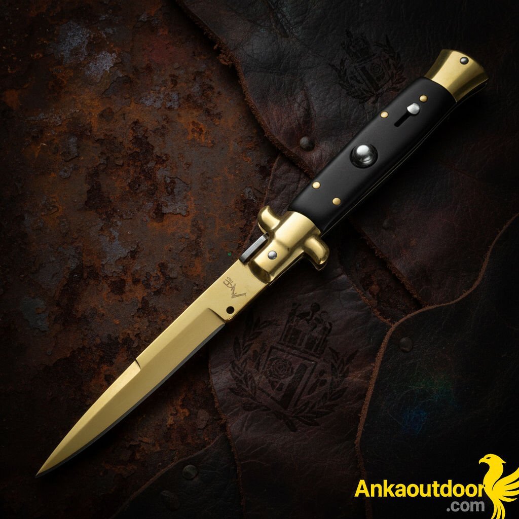 Akc Sicilian Gold Stiletto Çakı (Kilit Arızalı)