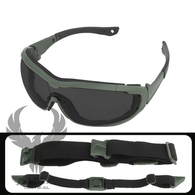 Mause Tactical UV Koruyucu Gözlük Haki