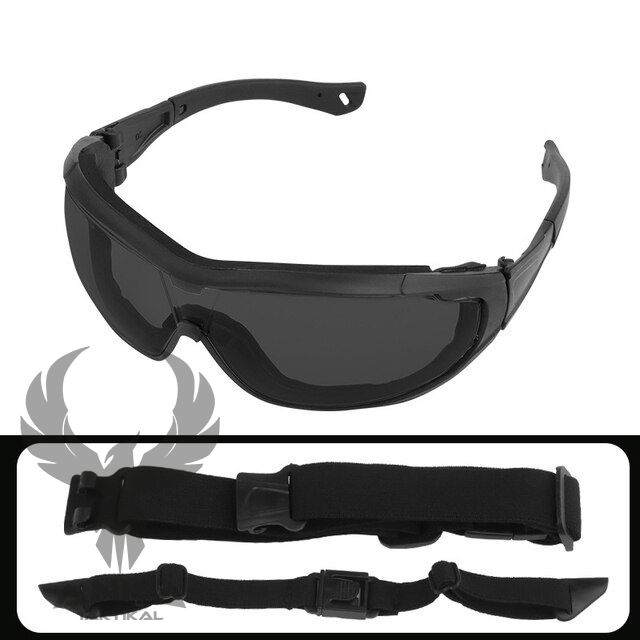 Mause Tactical UV Koruyucu Gözlük Siyah