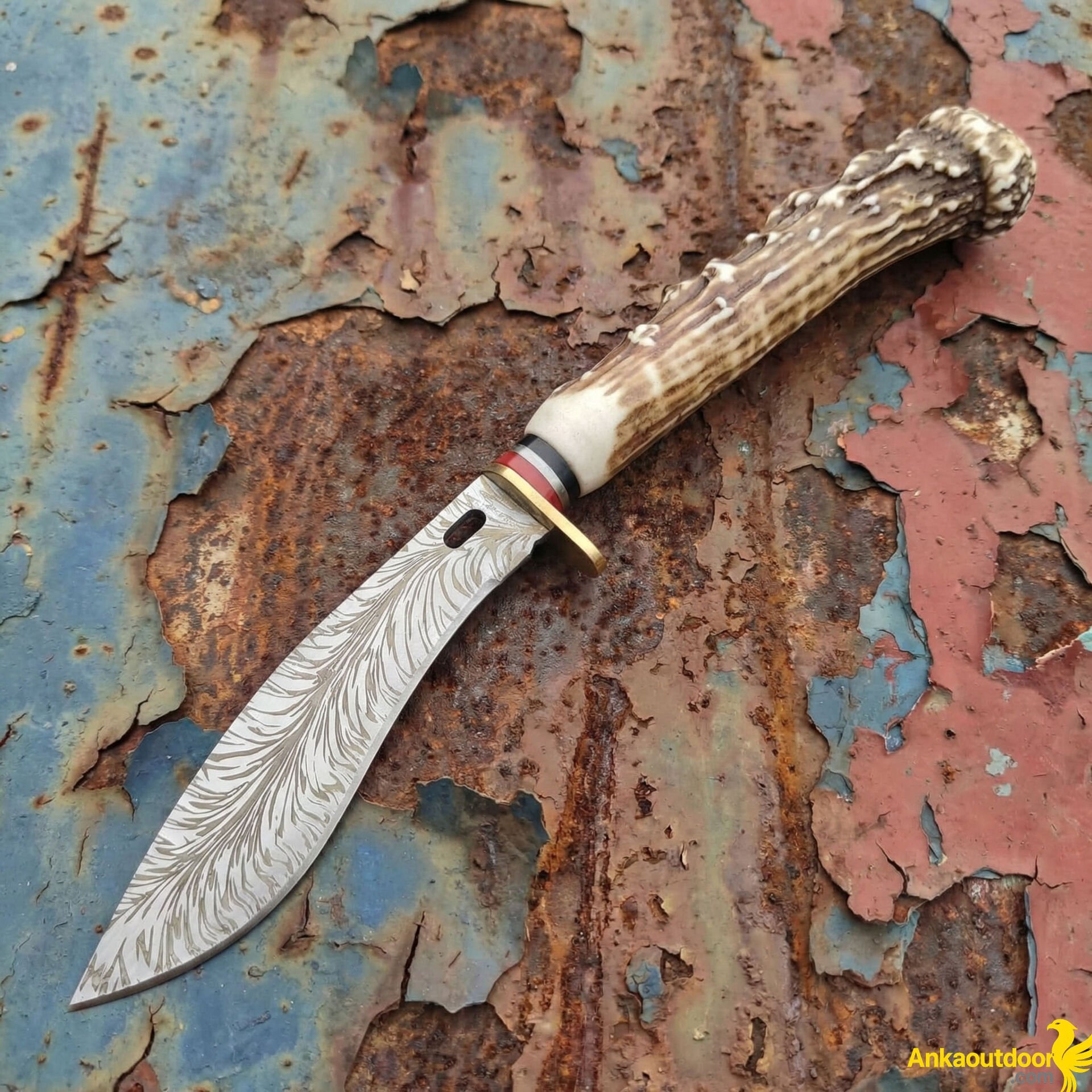 Crimson Horn Geyik Boynuzlu Bıçak