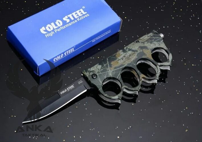 Cold Steel 1918 Trench Muştalı Çakı Kamuflaj