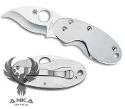 Spyderco Cricket Çakı Blue Nishijin Spyderedge