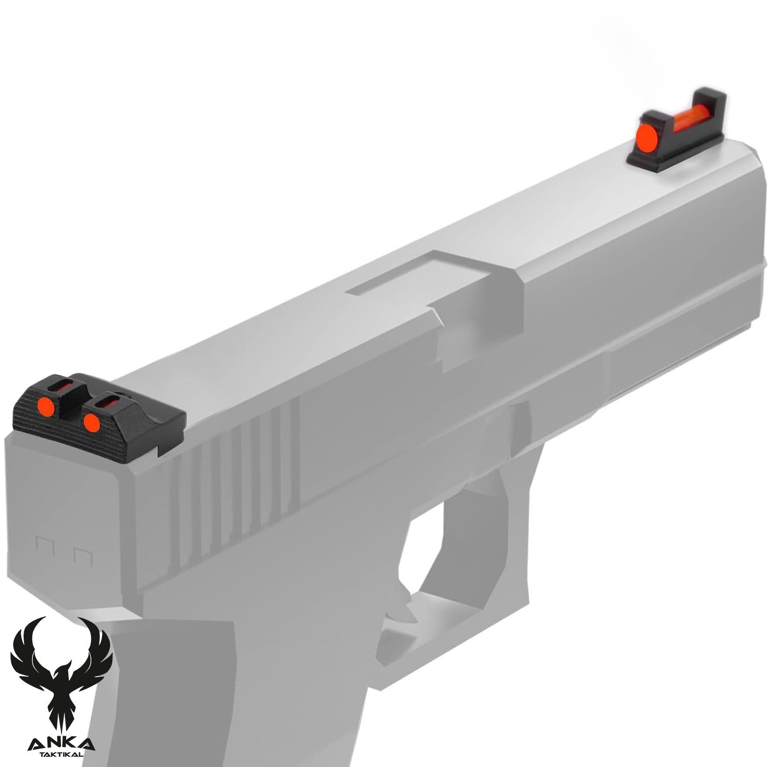 Glock Fiber Optik  Nişangah Seti