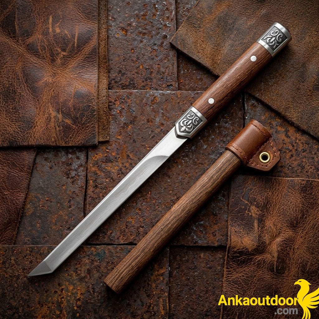 Japon Ronin Stick Tanto bıçak