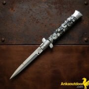 440 Knives İtalyan Otomatik Bıçak Haki