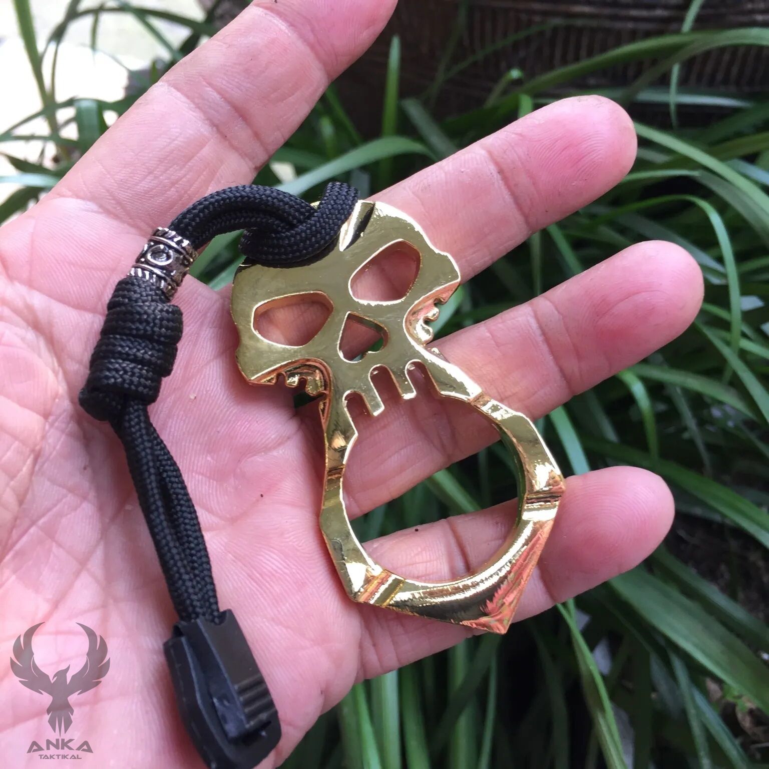 Skull Parmak Muşta Paracord İpli