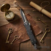 Microtech Troodon Sustalı Bıçak Balık Sırtı