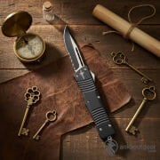 Microtech Troodon Sustalı Bıçak Dişli Ağız