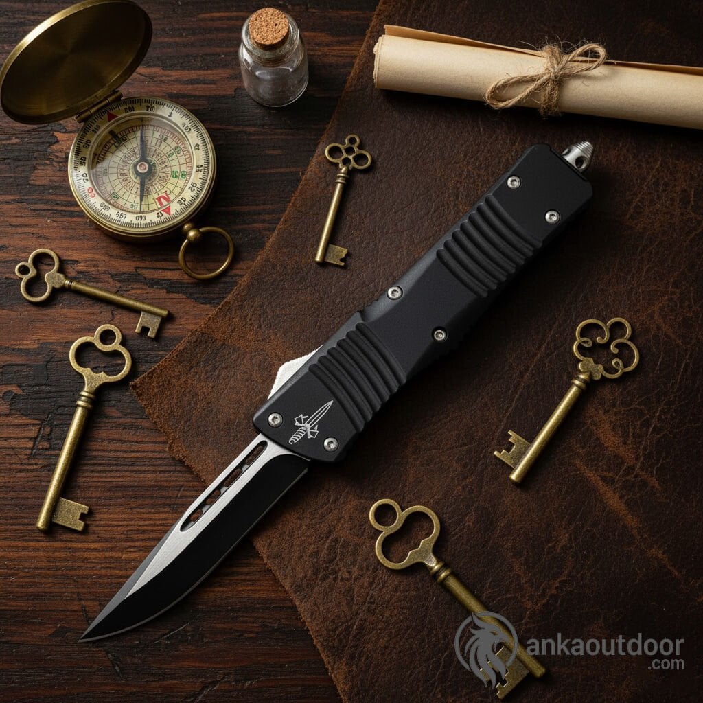 Microtech Troodon Sustalı Bıçak