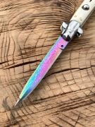 AKC italyan Stiletto Çakı Damascus