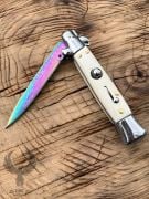 AKC italyan Stiletto Çakı Damascus