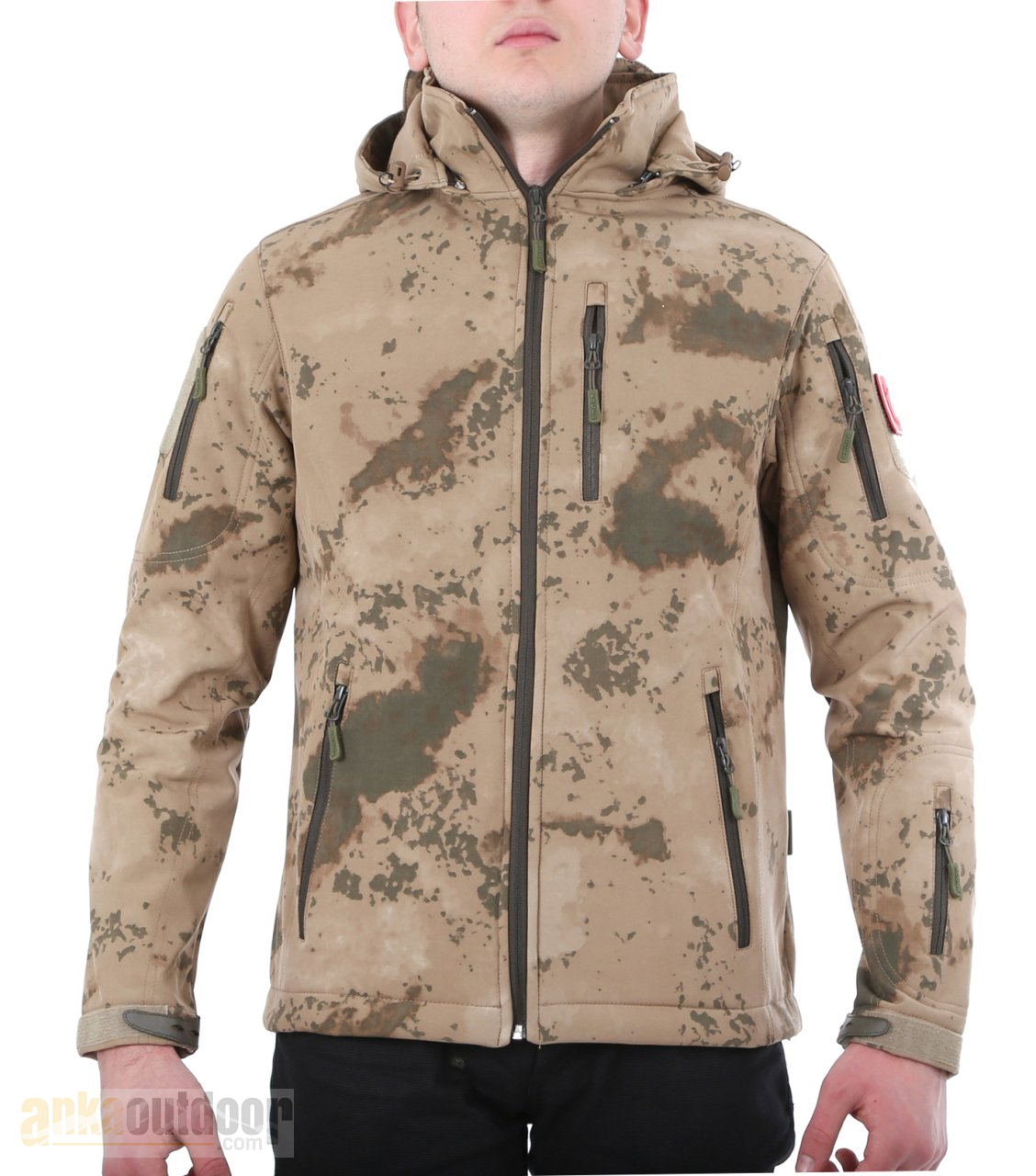 Vogel Shark Skin SoftShell Mont Jandarma Kamuflaj - L