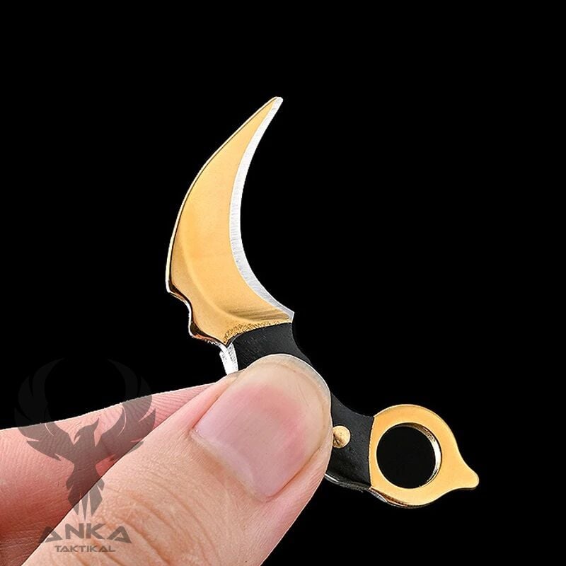 Mini Bear Claw Karambit Minyatür Gold