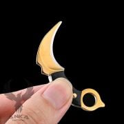 Mini Bear Claw Karambit Minyatür Gold