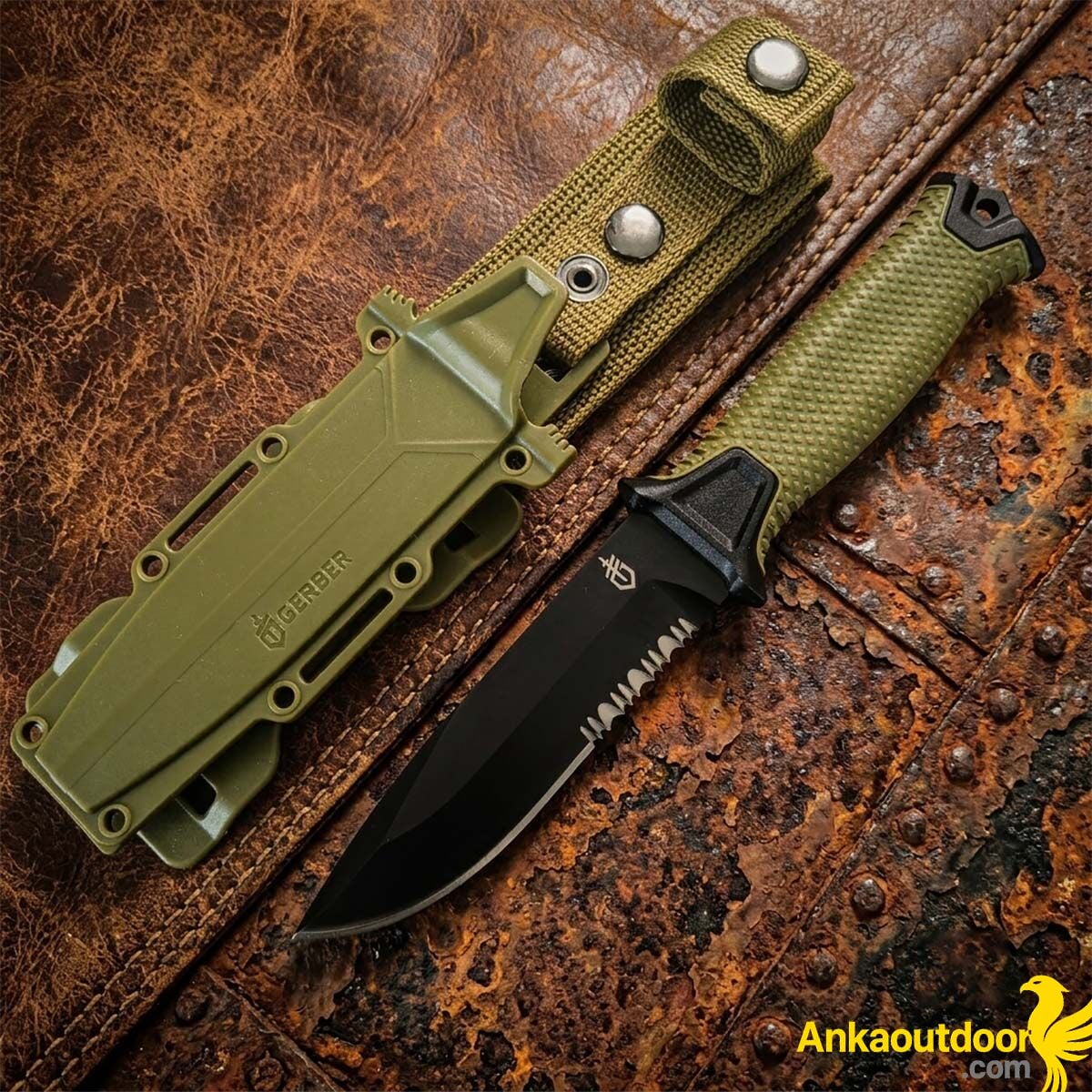 Gerber Strongarm Coyote Brown Bıçak Kahve