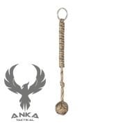 Monkey Fist Paracord Topu Savunma Anahtarlığı