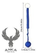 Monkey Fist Paracord Topu Savunma Anahtarlığı