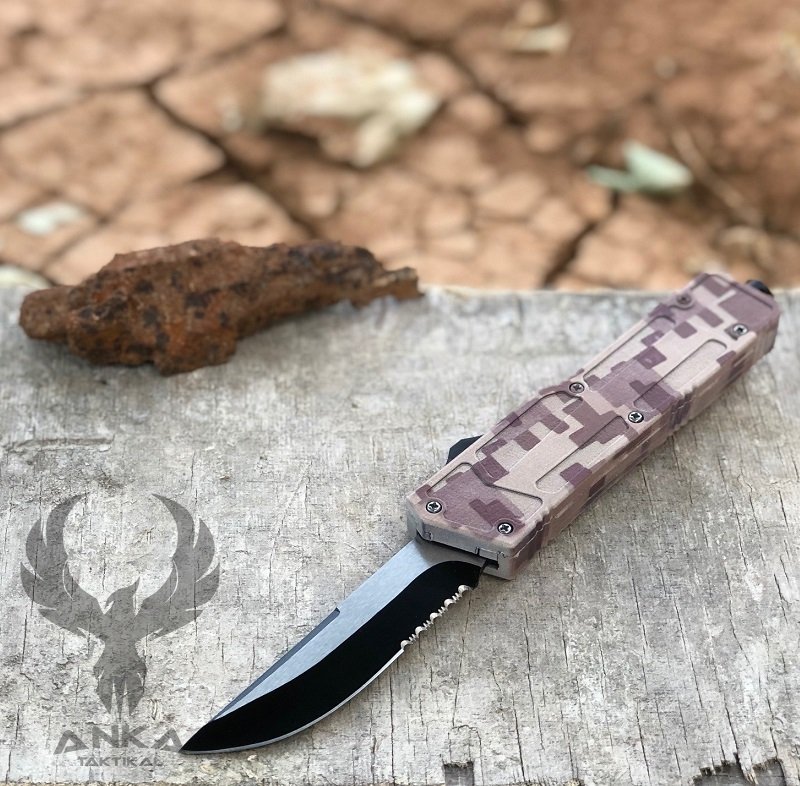 Anka Knives Scarab Sustalı Çakı Klon Desert Camo