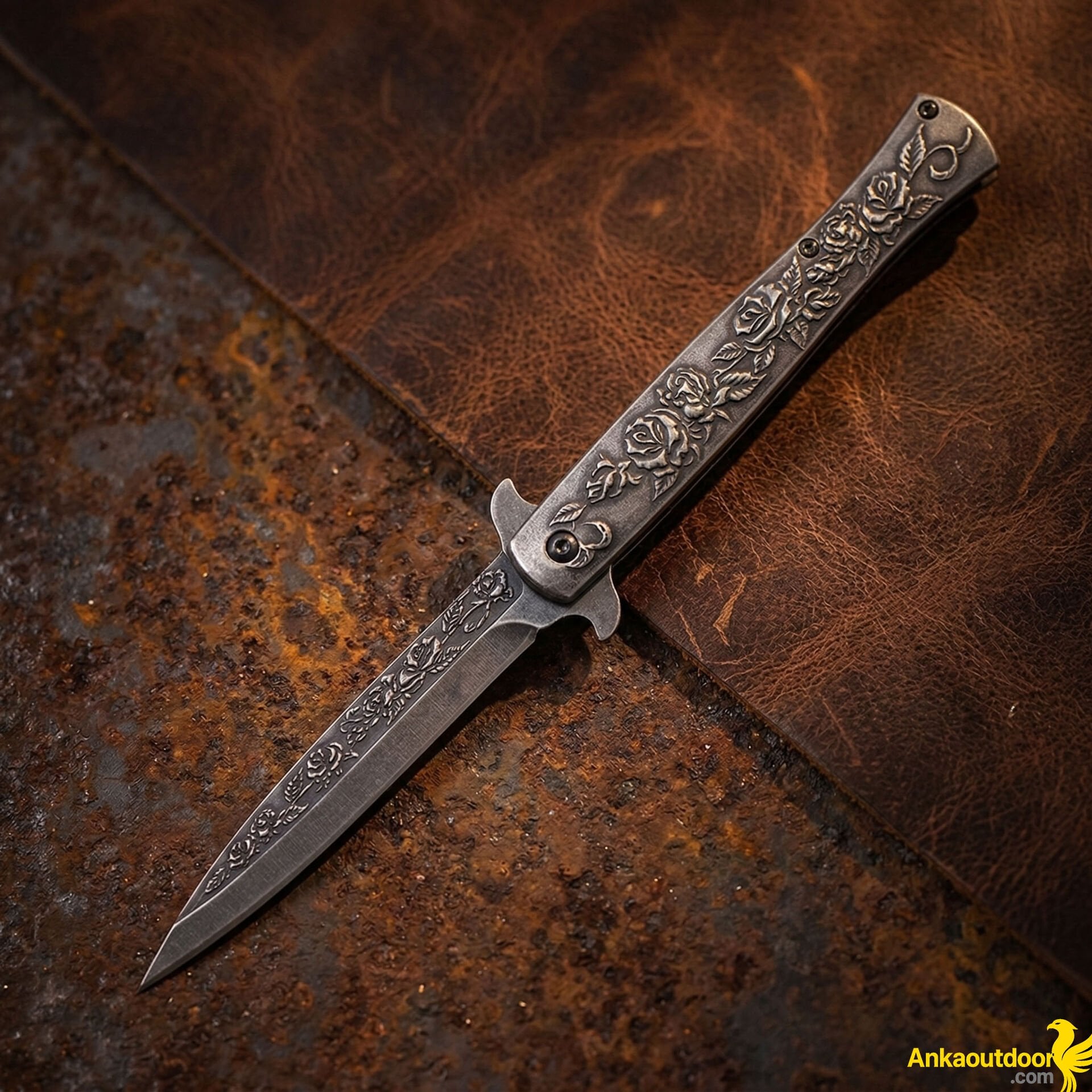 Rose Stonewash Stiletto Çakı