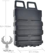 Anka Fast Mag MPT-55 5.56 Şarjör Kılıfı Siyah