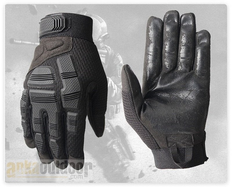 Taktikal Protective Eldiven Siyah - L