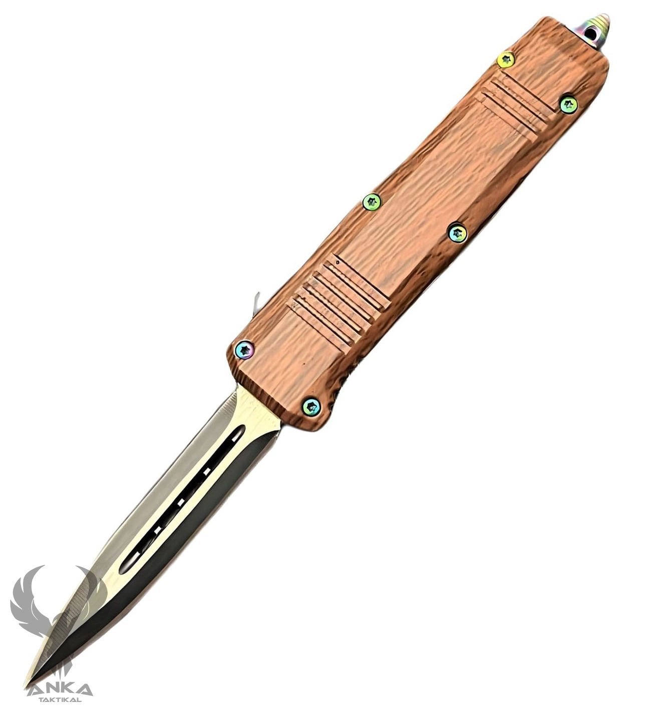 Microtech Raider Gen 2 OTF Çakı Ahşap Klon