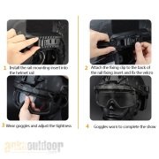 Taktikal Airsoft Koruyucu Gözlük