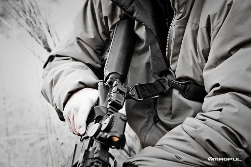 Tek Nokta Tüfek Askısı Siyah